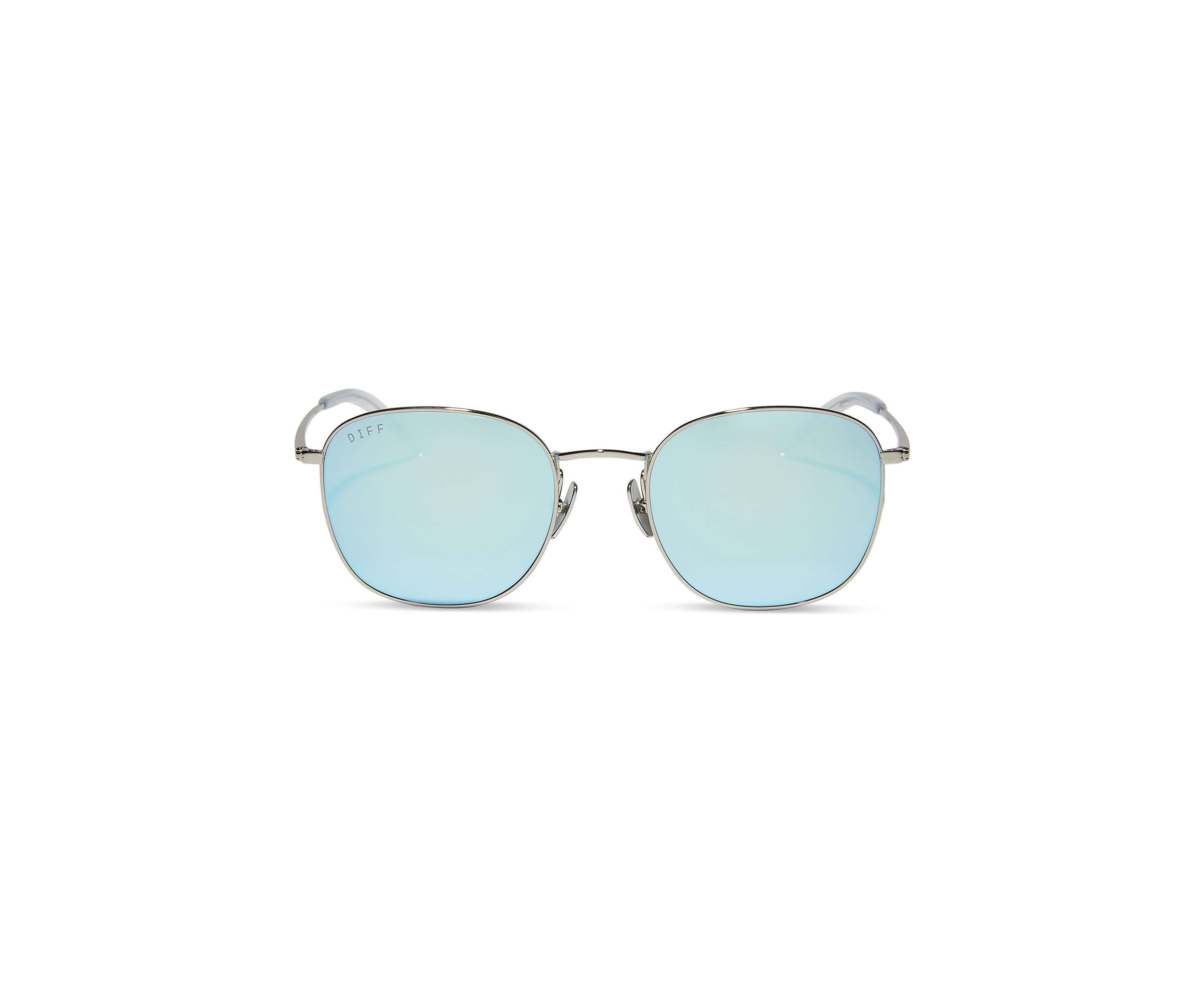 Axel Turquoise Mirror Sunglasses