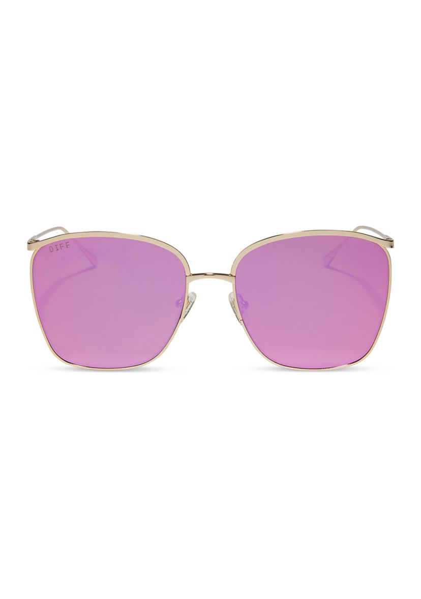 Vittoria Pink Rush Mirror Sunglasses