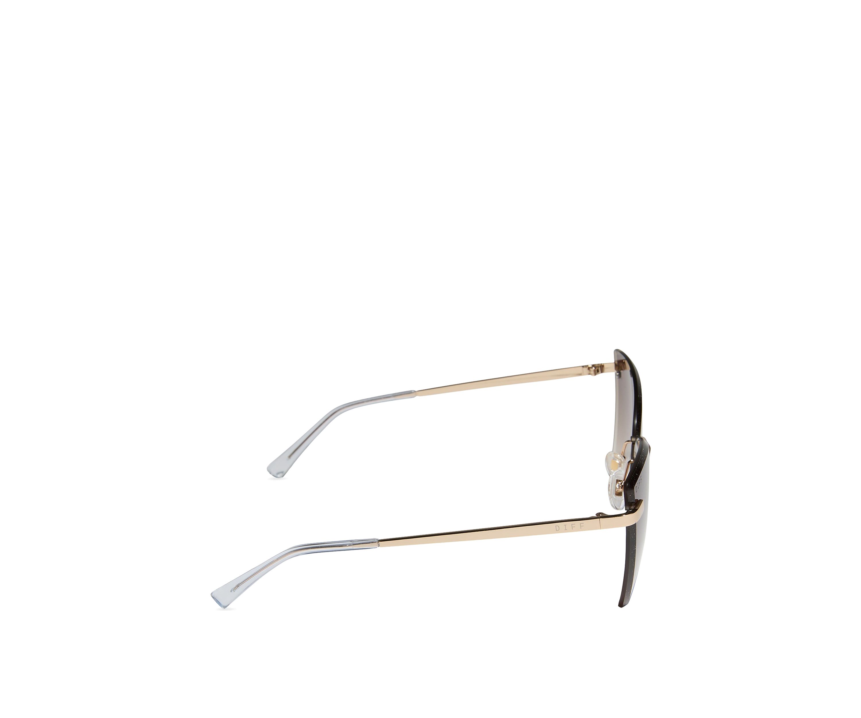 Becky V Gold/Brown Sunglasses