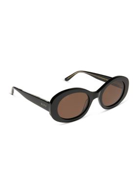 DIFF Eyewear Women's Lainey Sunglasses, Black