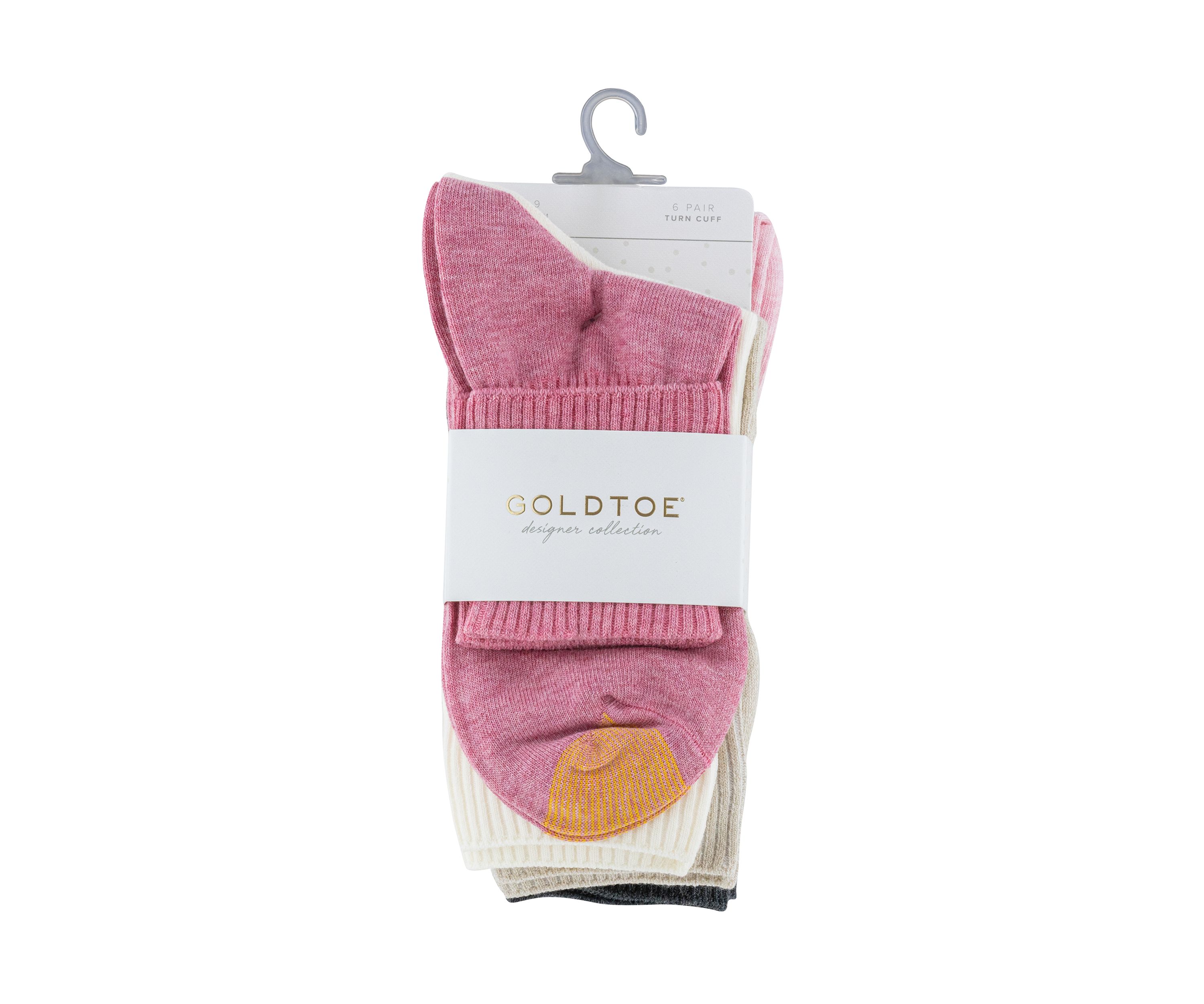 Turn Cuff Socks - 6 Pack