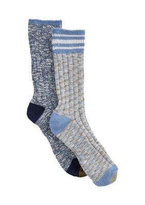 Gold Toe Lux Space Dye Slub Socks | belk