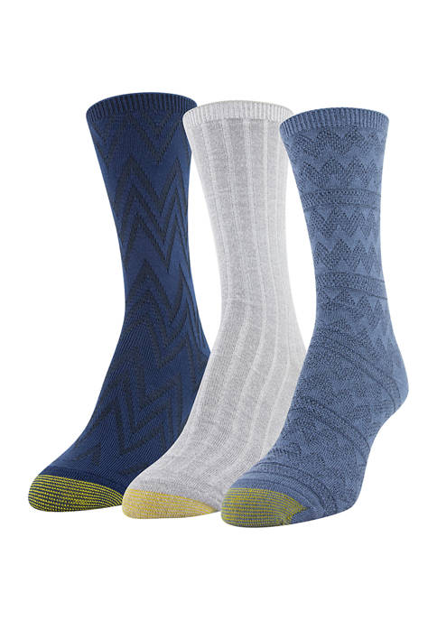Gold Toe® Set of 3 Knit Socks
