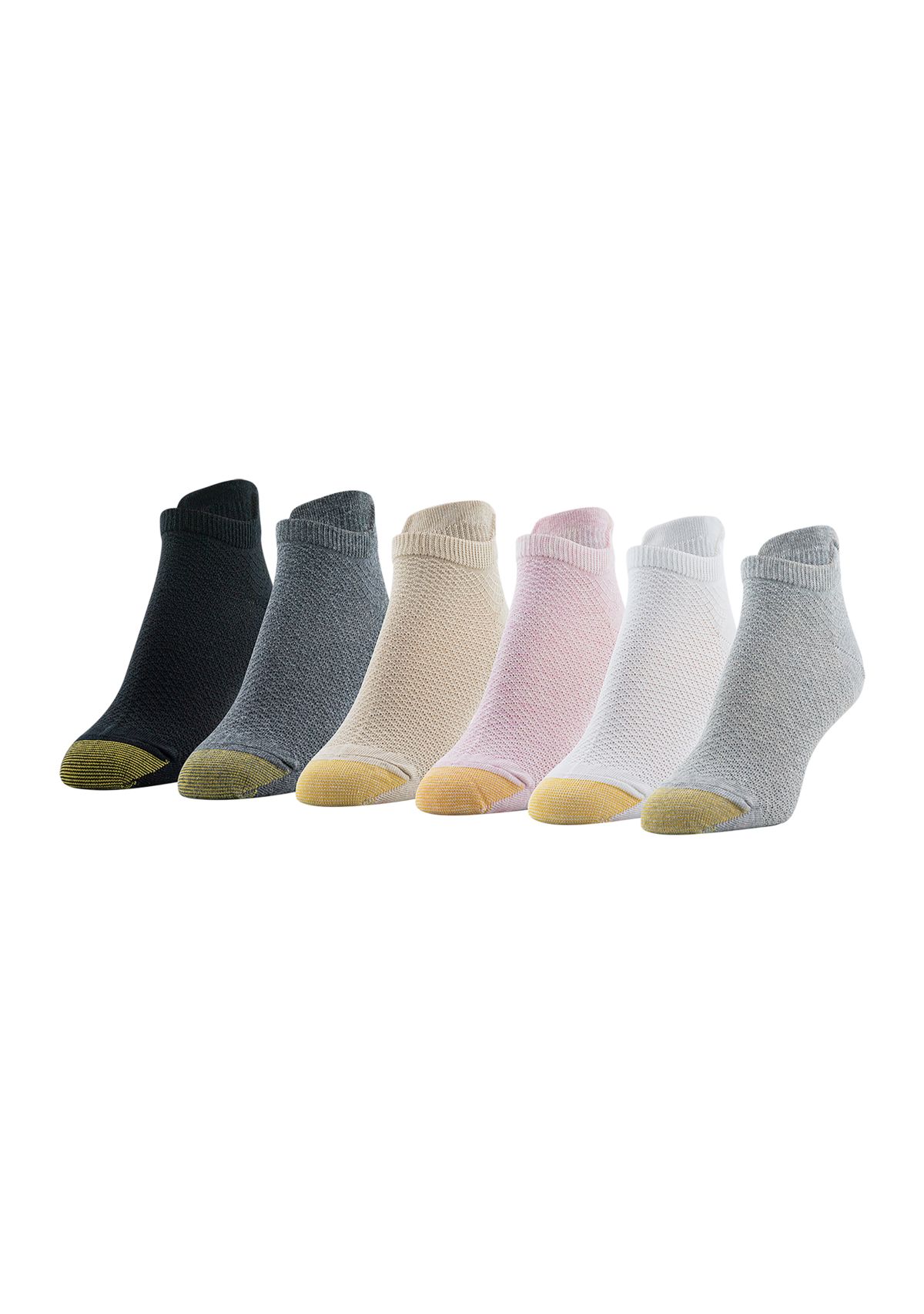 Henley Tab Liner Socks - Set of 6