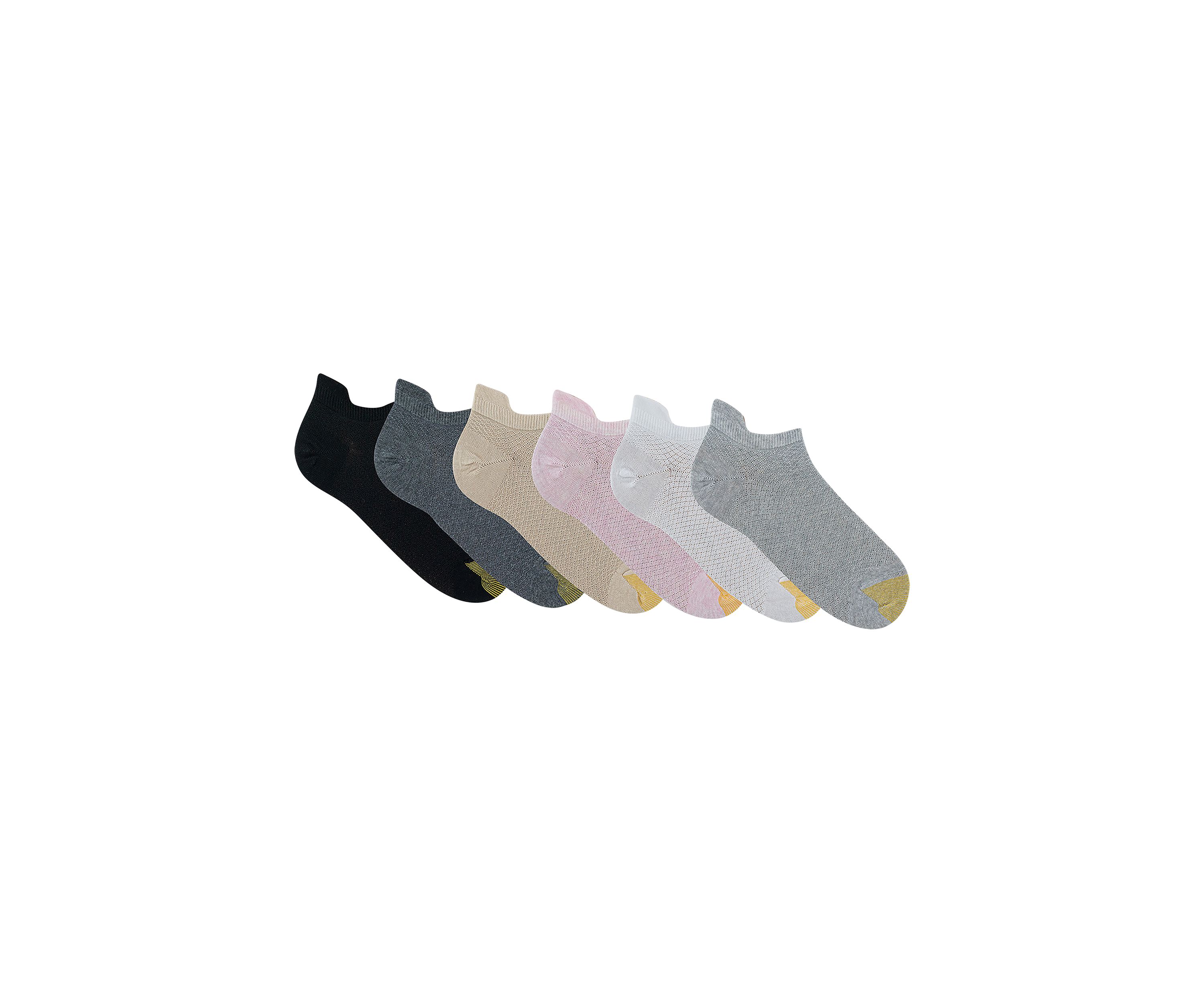 Henley Tab Liner Socks - Set of 6