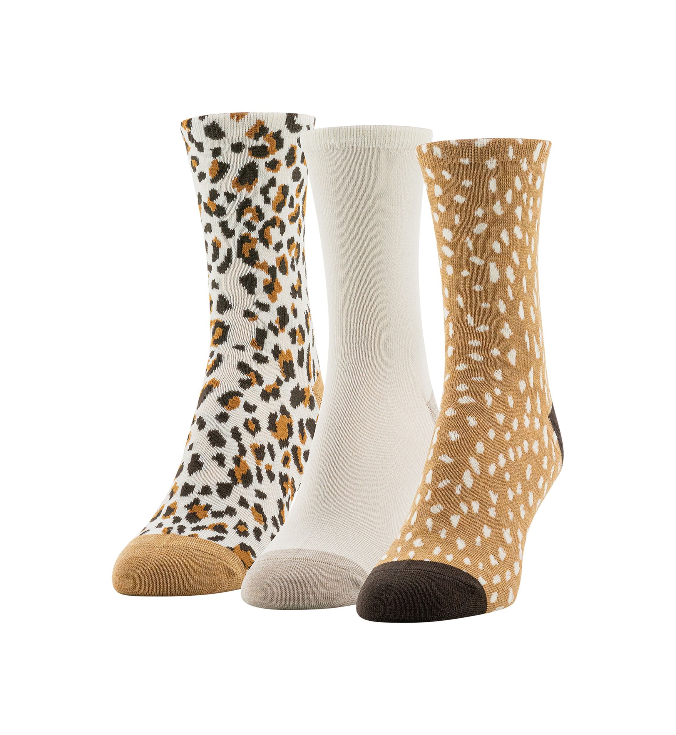 Animal Printed Midi Socks