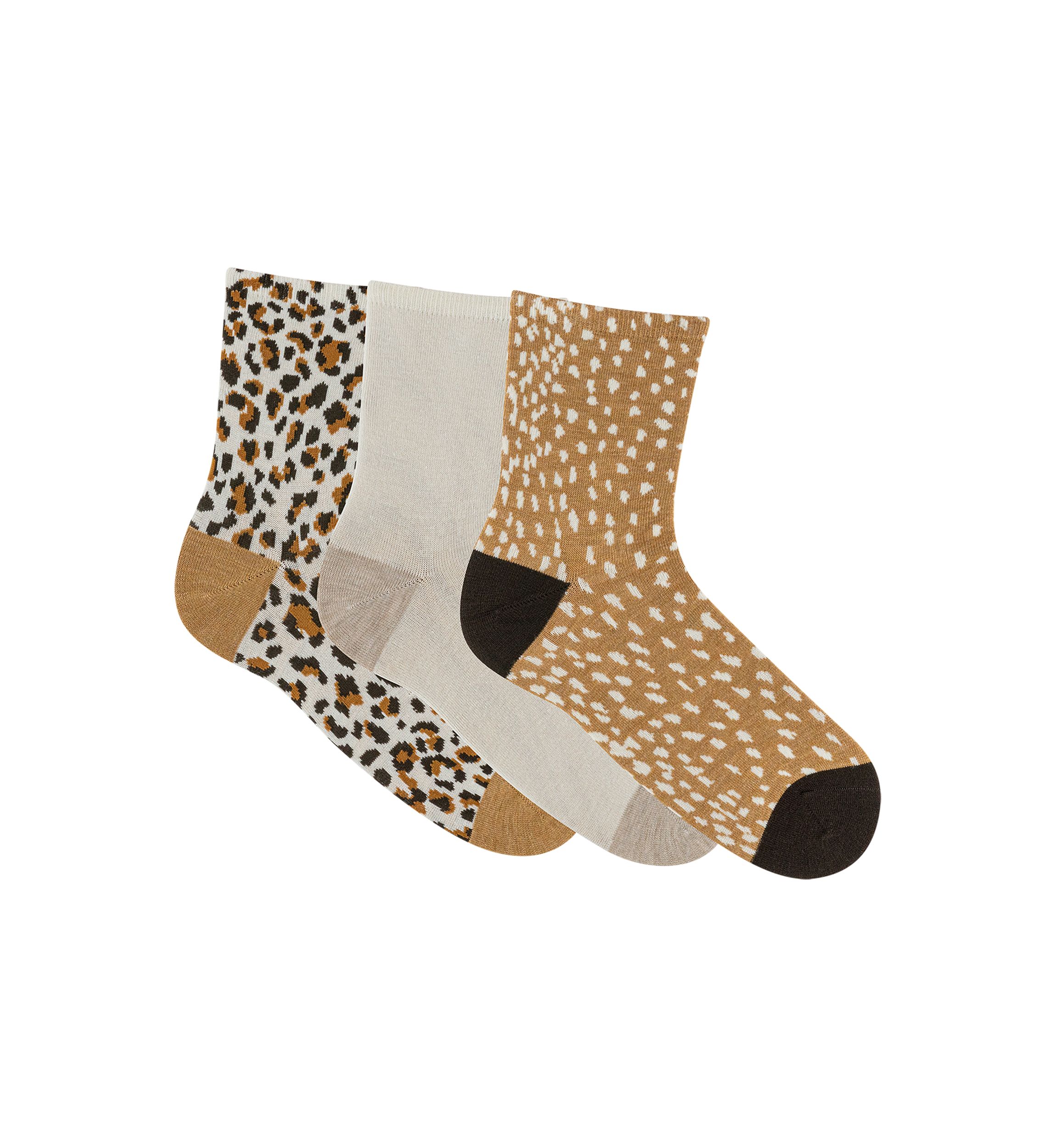 Animal Printed Midi Socks