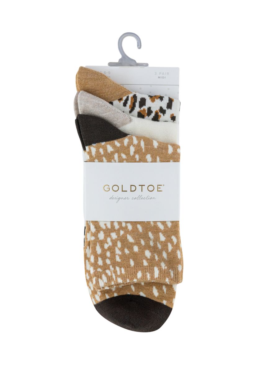 Animal Printed Midi Socks