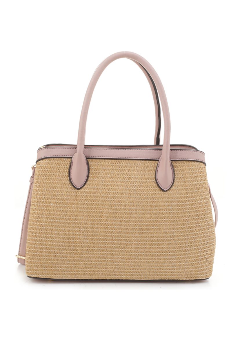 Straw Satchel
