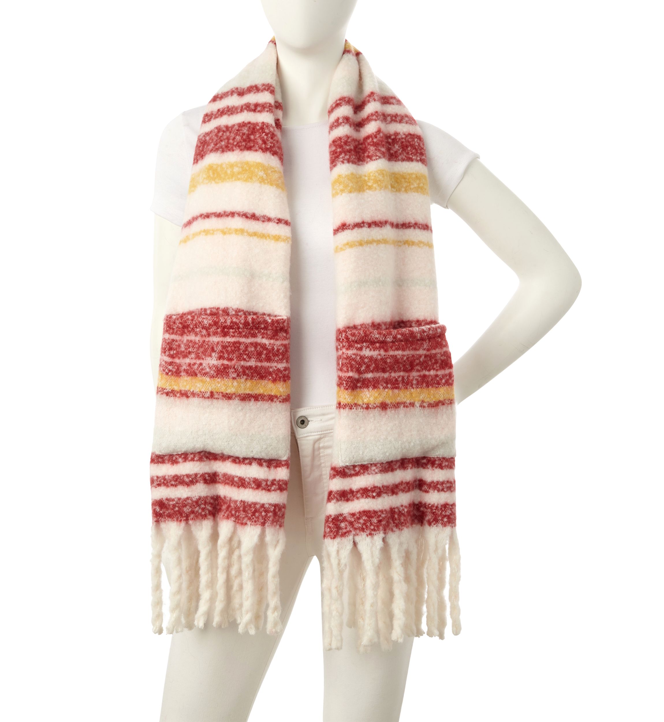 Striped Blanket Scarf