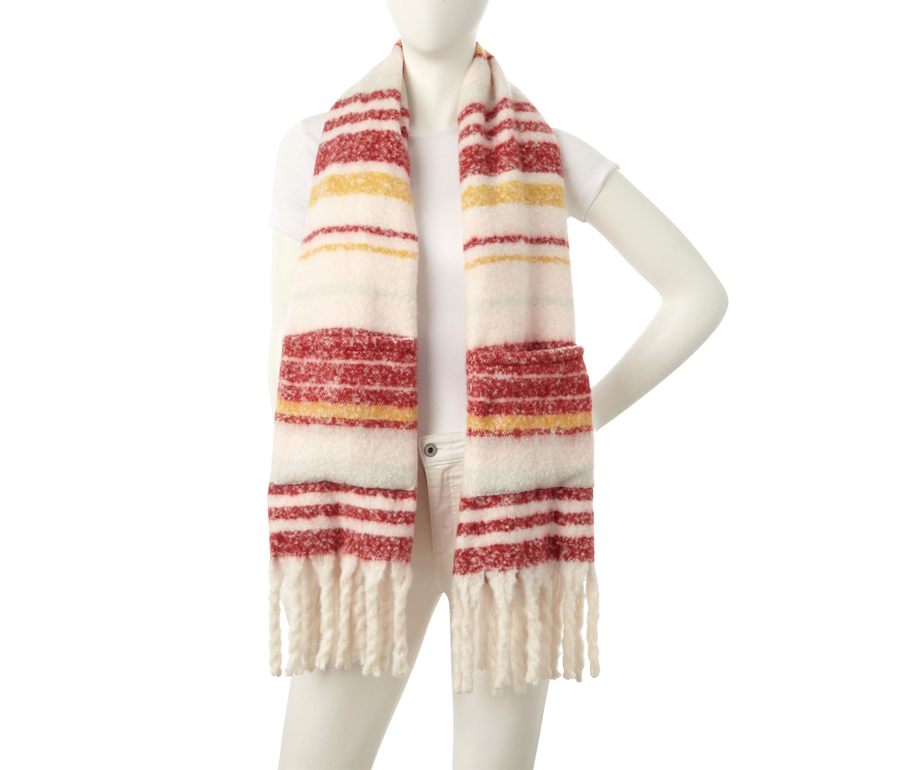 Striped Blanket Scarf