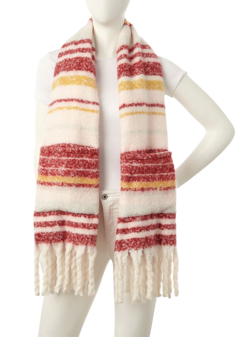 Striped Blanket Scarf