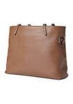 Faux Leather Tote 