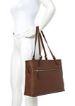 Faux Leather Tote 