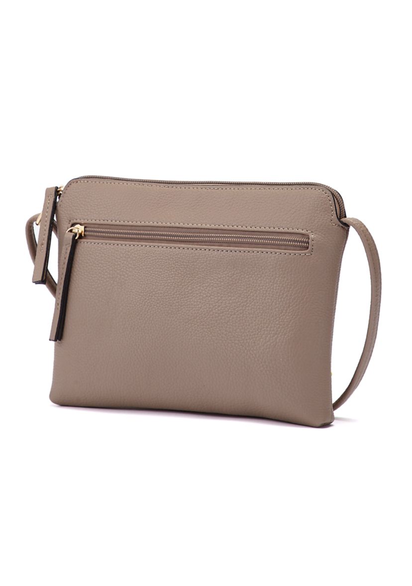 2 in 1 Tote with Exterior Slide Slip Pockets and Crossbody