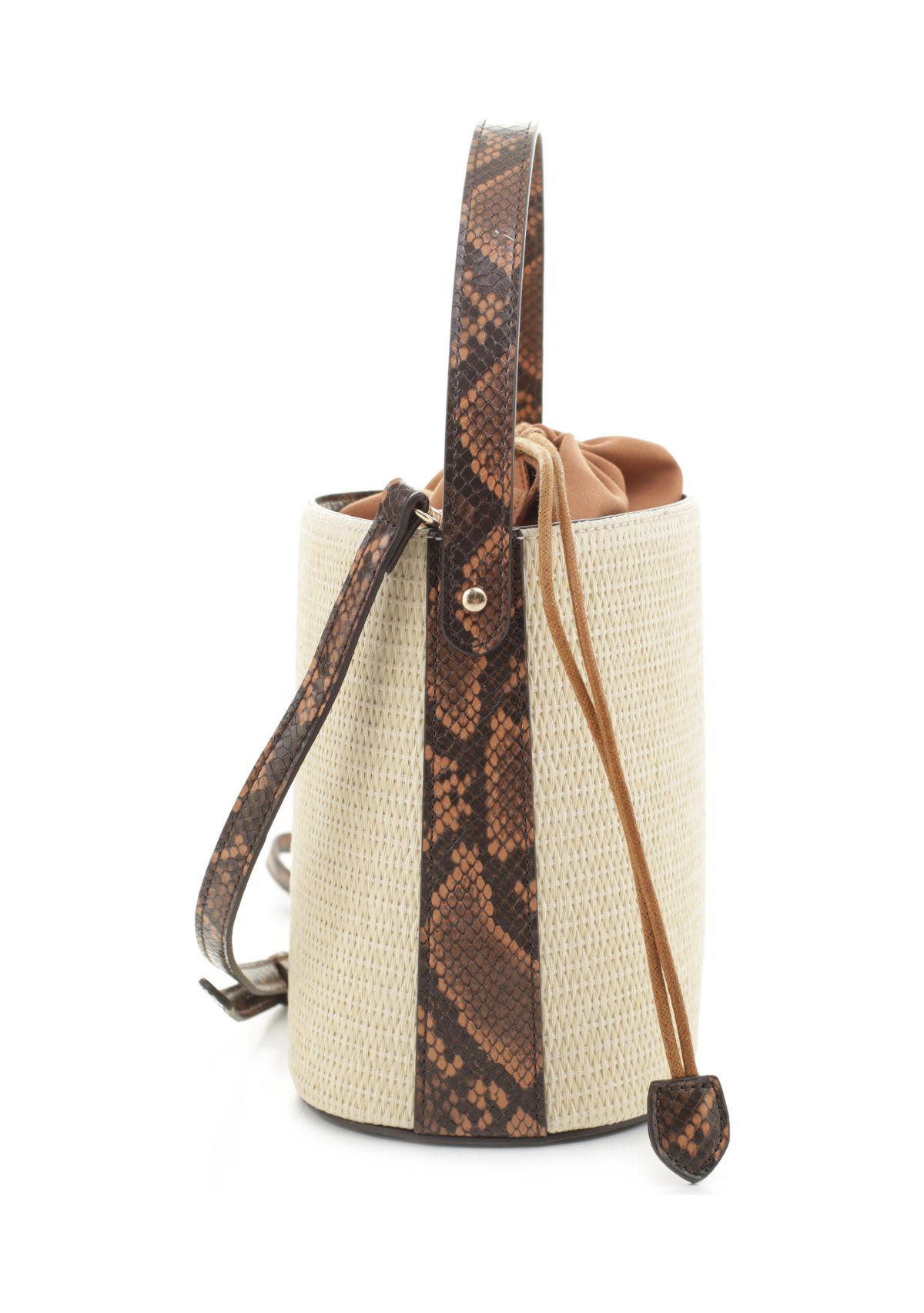Straw Bucket Bag