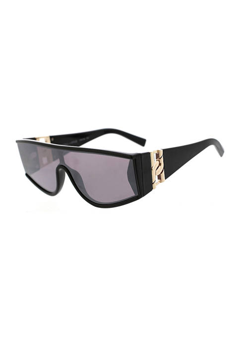 KENDALL + KYLIE Oversized Chain Link Shield Sunglasses