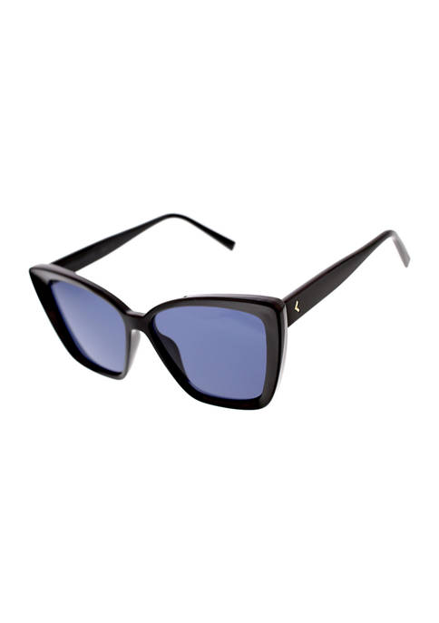 KENDALL + KYLIE Oversized Beveled Butterfly Sunglasses