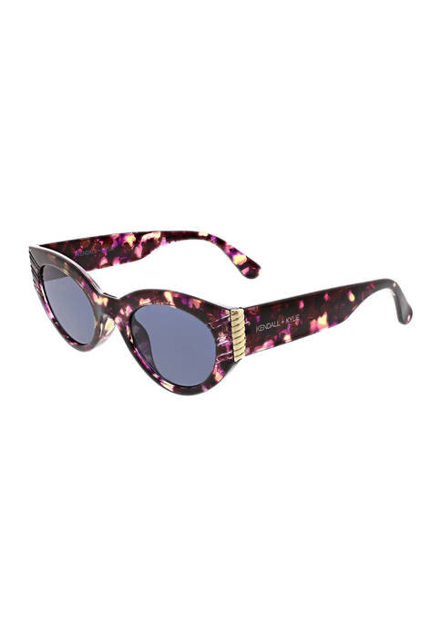 KENDALL + KYLIE Textured Cat Eye Sunglasses