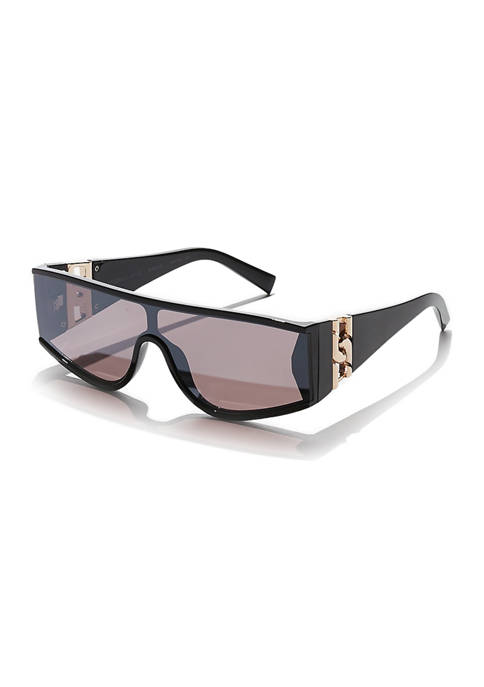 Dallas Overstated Chain Link Sunglasses 