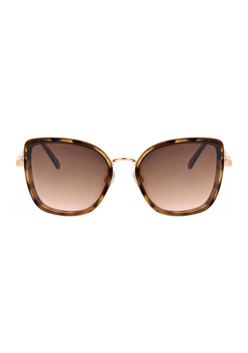 KENDALL + KYLIE Maeve Inlay Butterfly Square Sunglasses