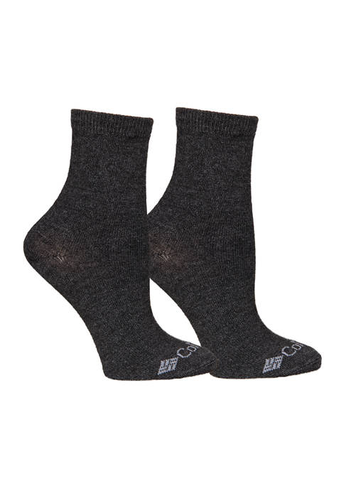 Columbia 2 Pack of Space Dyed Anklet Socks