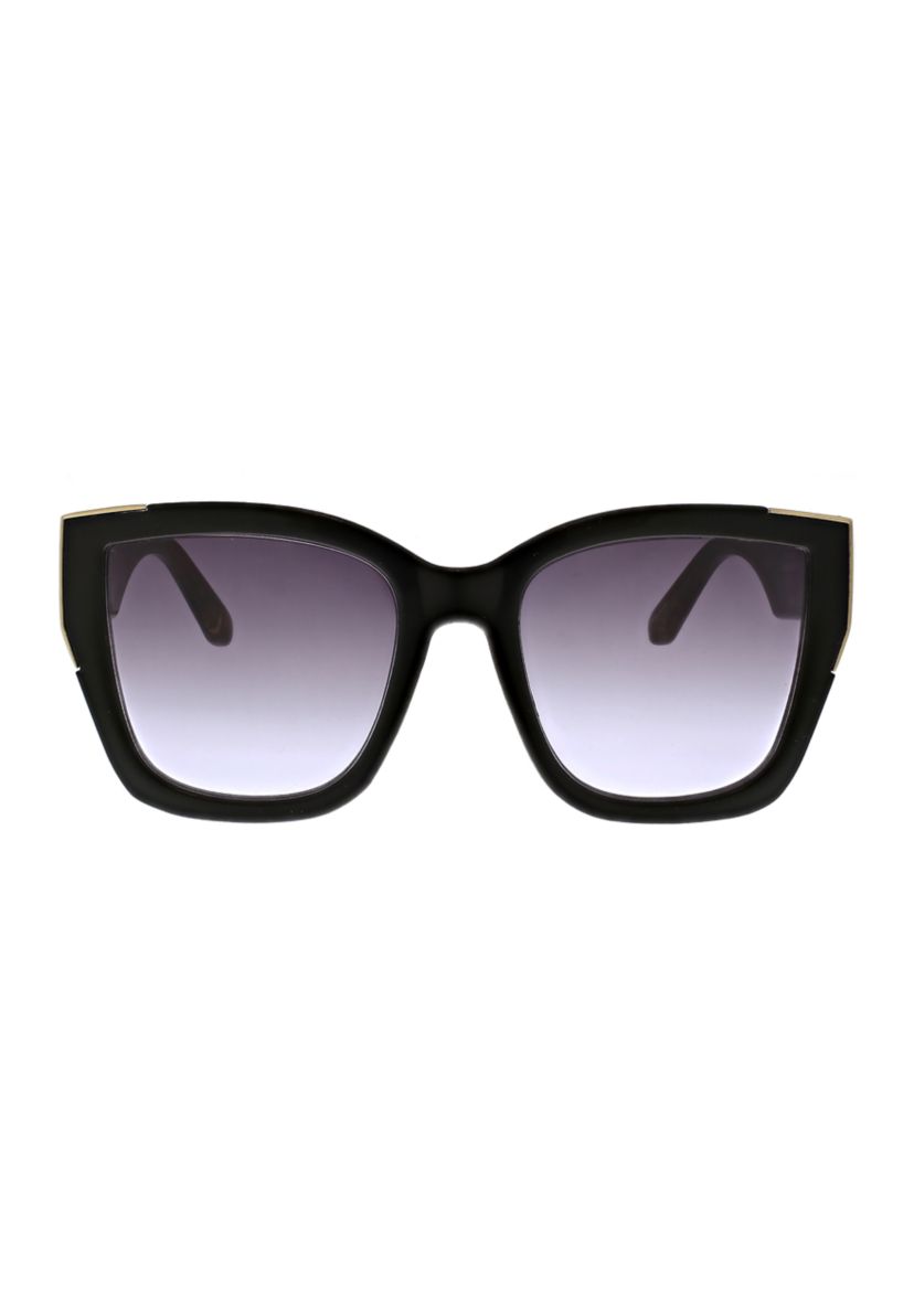 Wide Arm Square Sunglasses 
