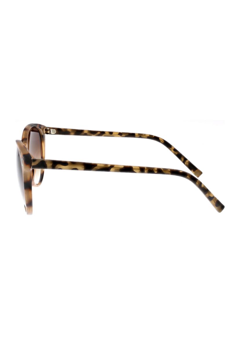 Modern Round Tortoiseshell Sunglasses 