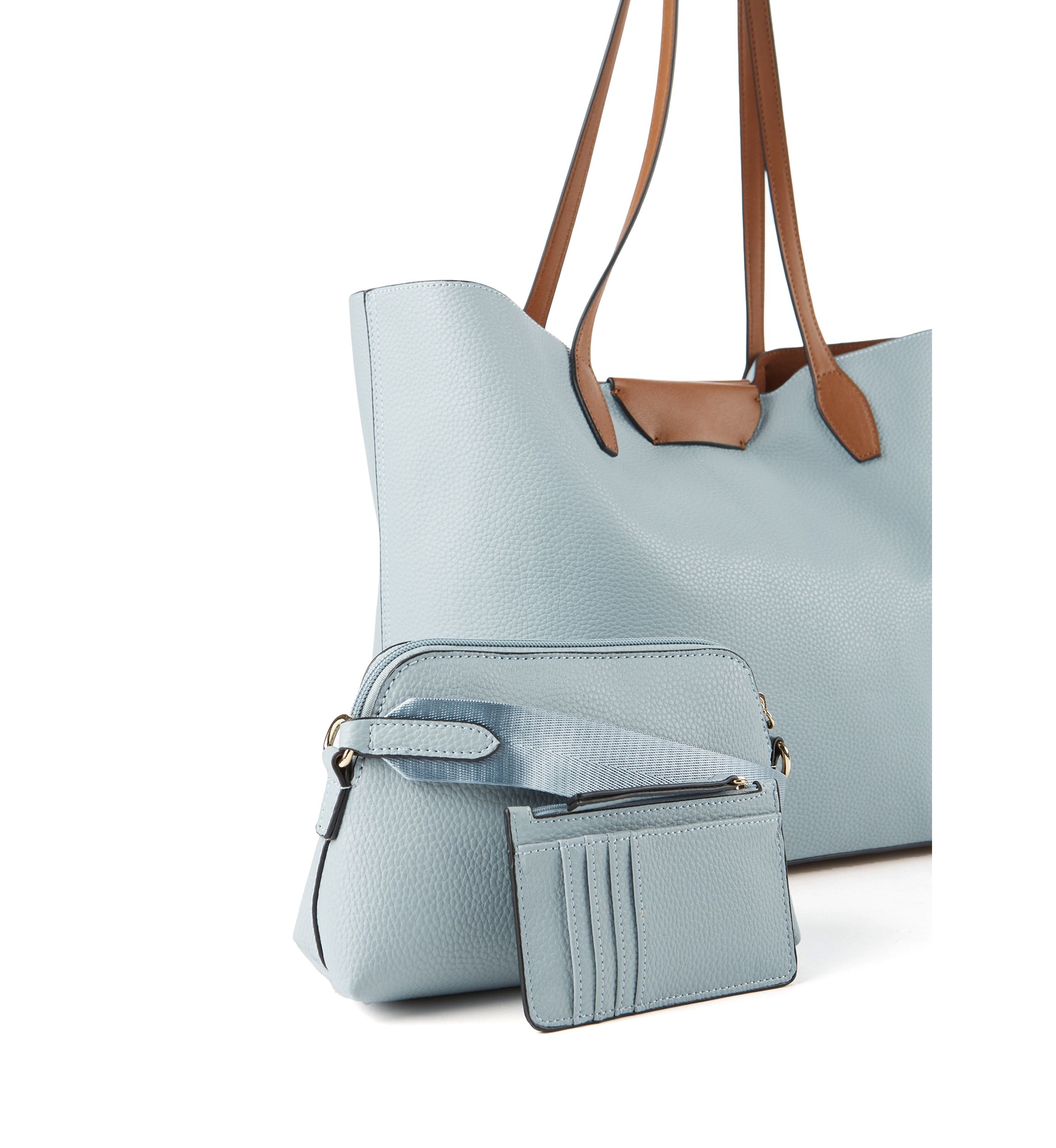 3-in-1 Pebbled Tote