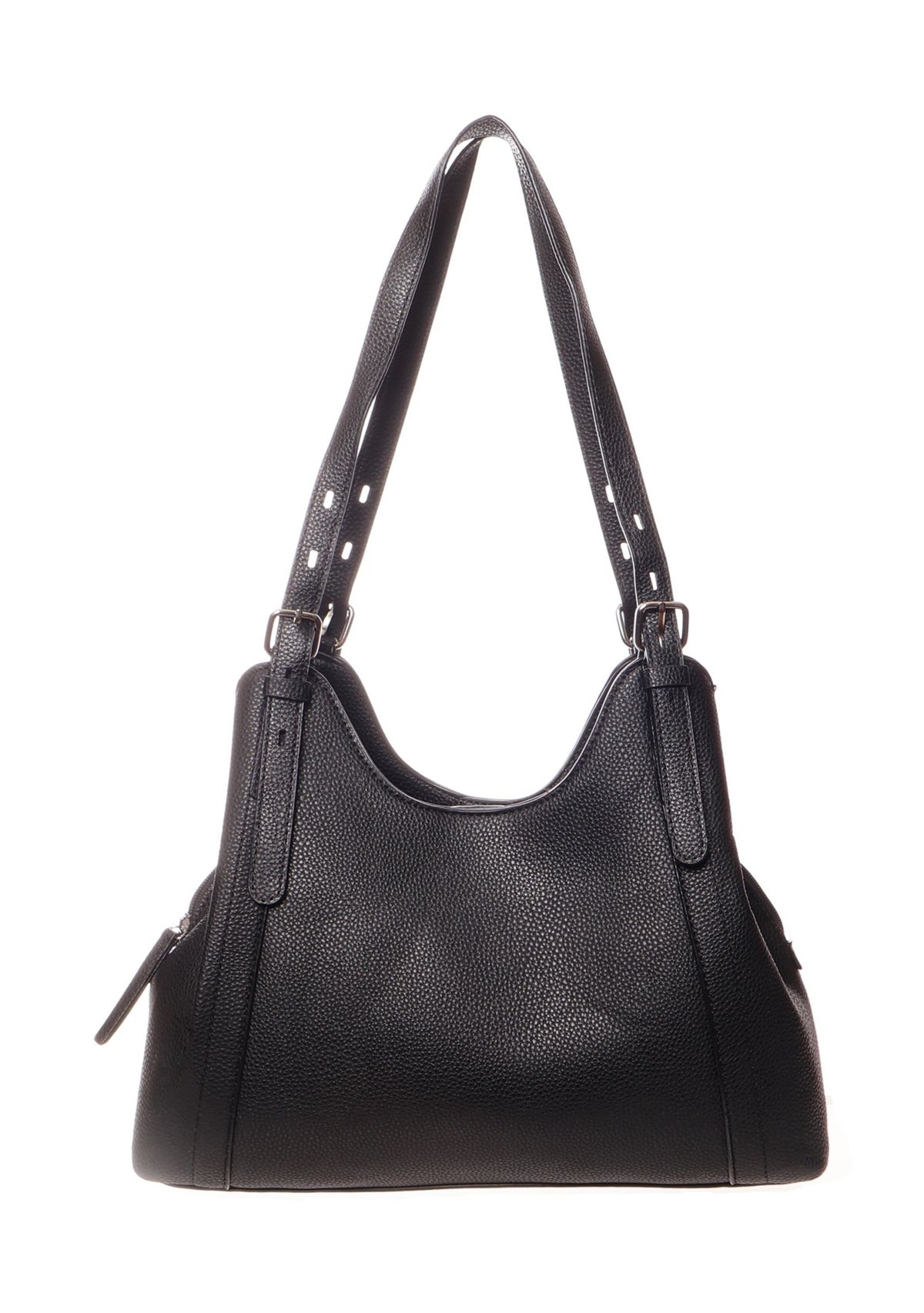 Pebble Triple Compartment Scoop Shoulder Bag