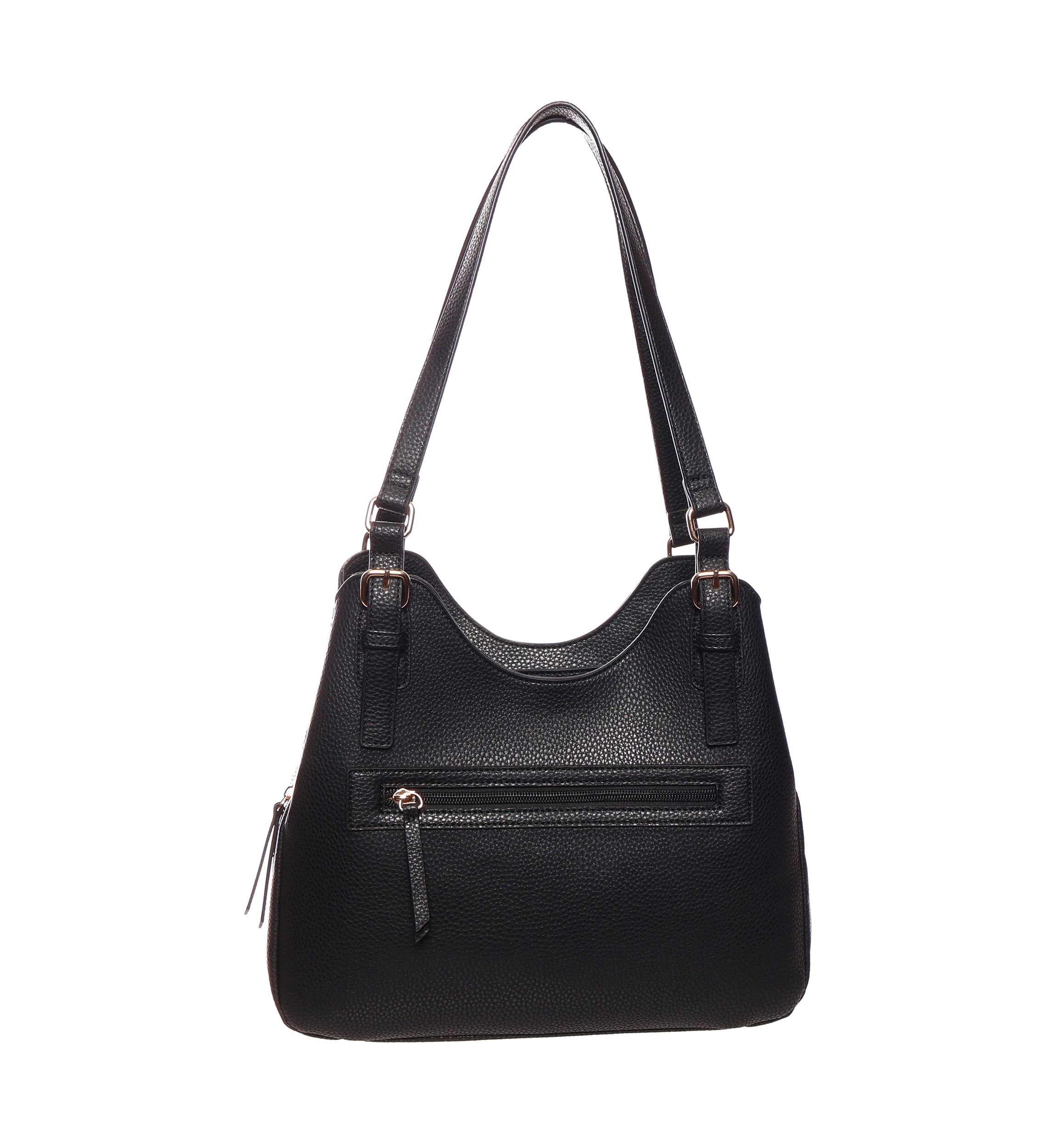 Kim Rogers New Black Brown Backpack Purse Bag Vintage Leather Backpack | Leather Backpack Purse - Qisabags main image 4