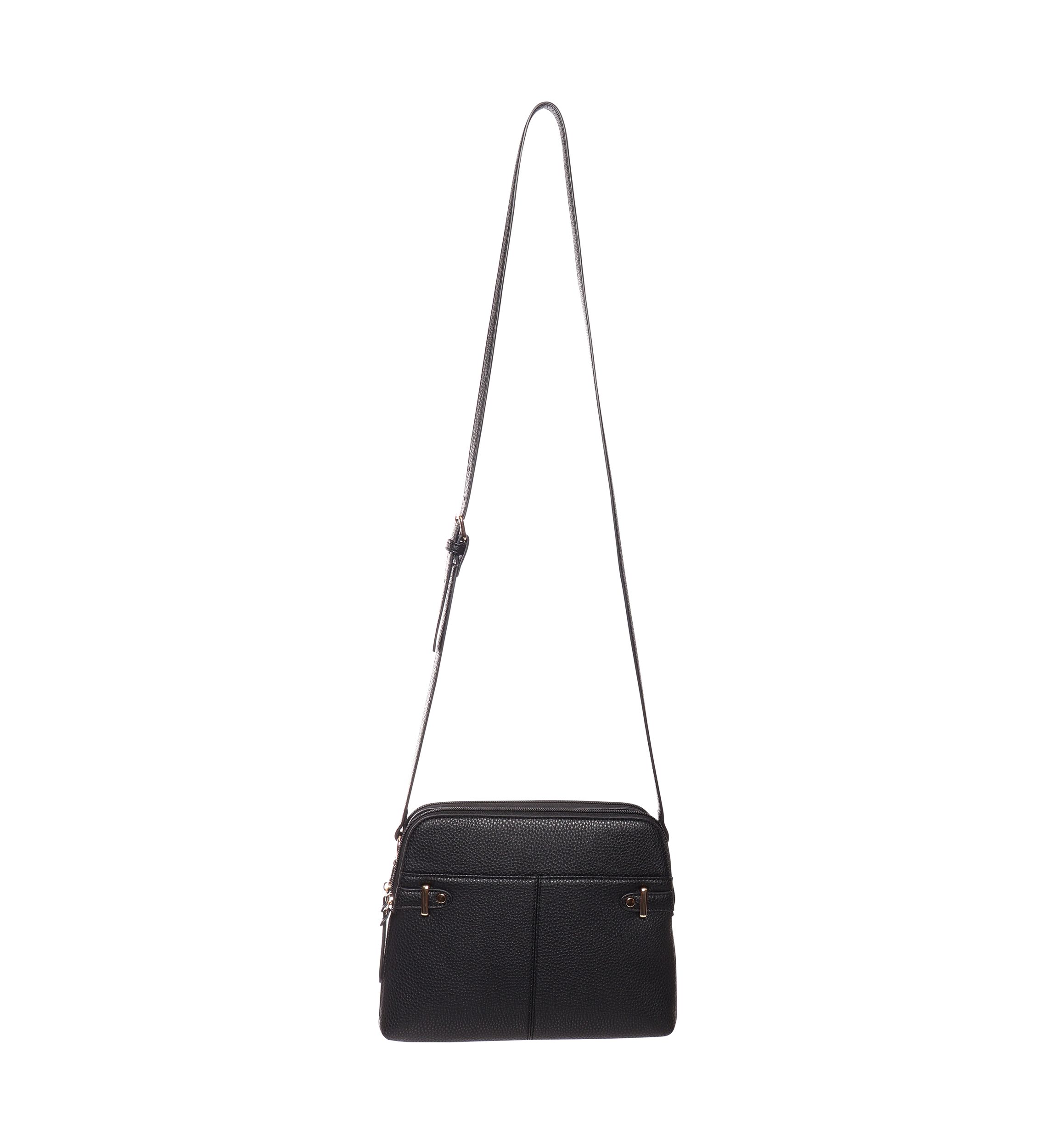 Triple Compartment Crossbody 