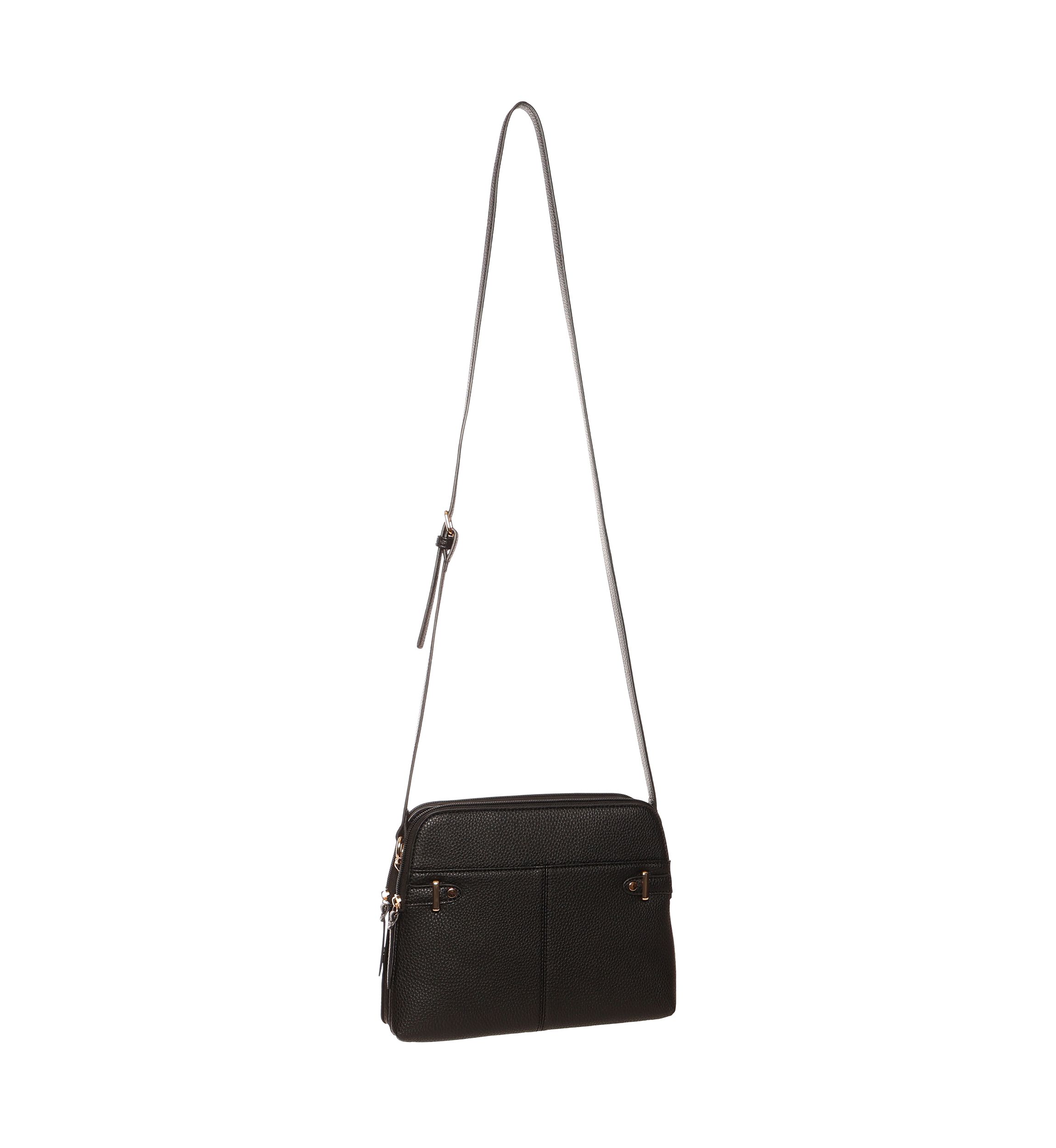 Triple Compartment Crossbody 