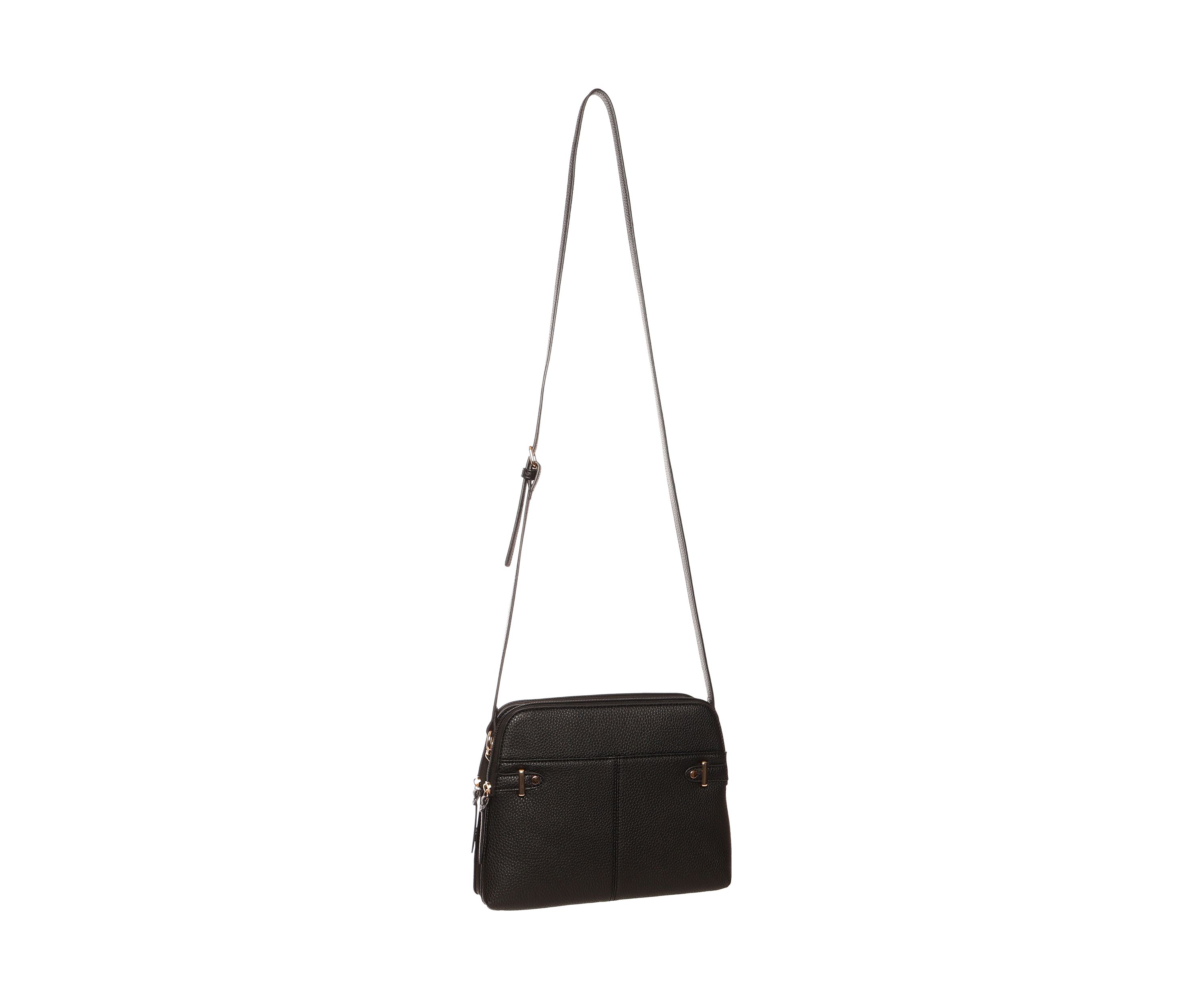 Triple Compartment Crossbody 