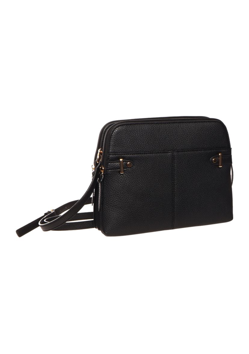 Triple Compartment Crossbody 