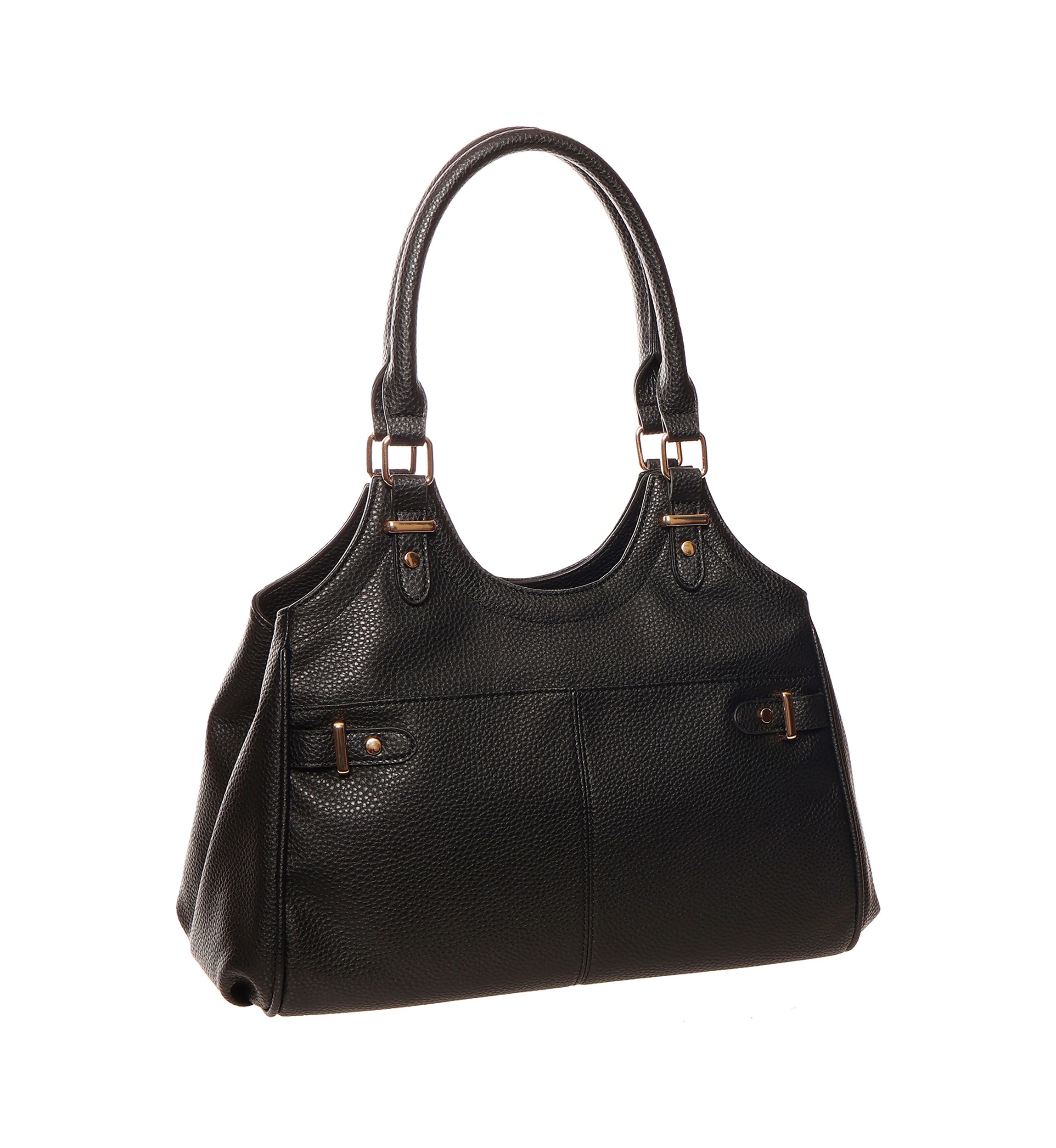 Triple Comp Satchel Bag