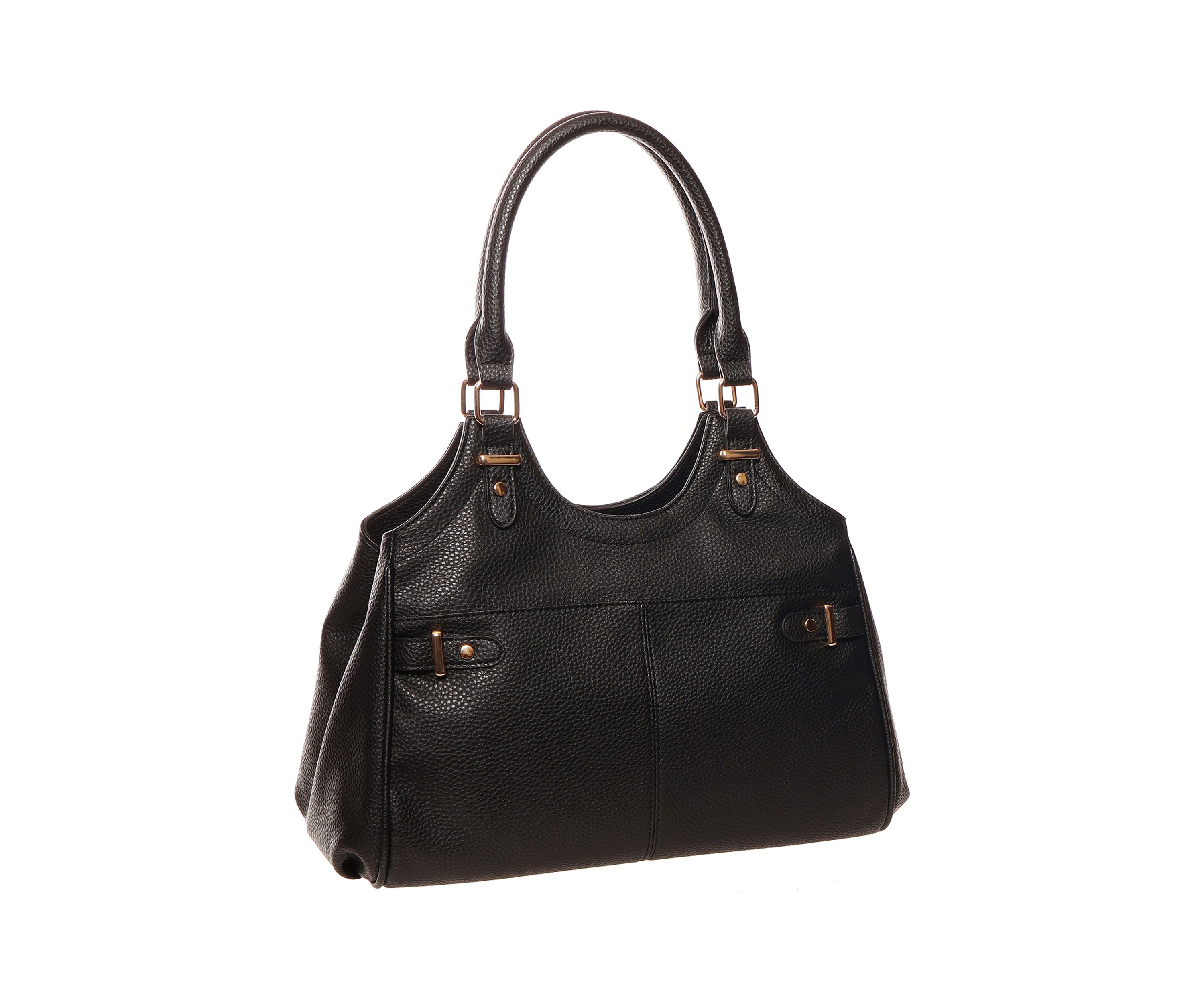 Triple Comp Satchel Bag