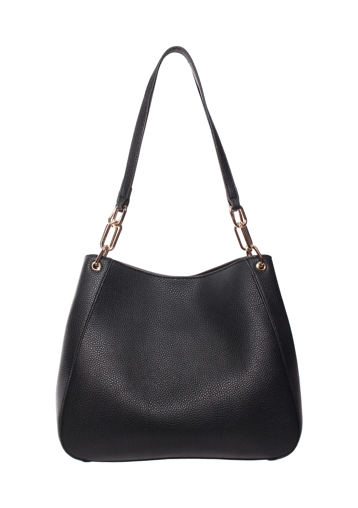 Pebble Triple Compartment Shoulder Bag