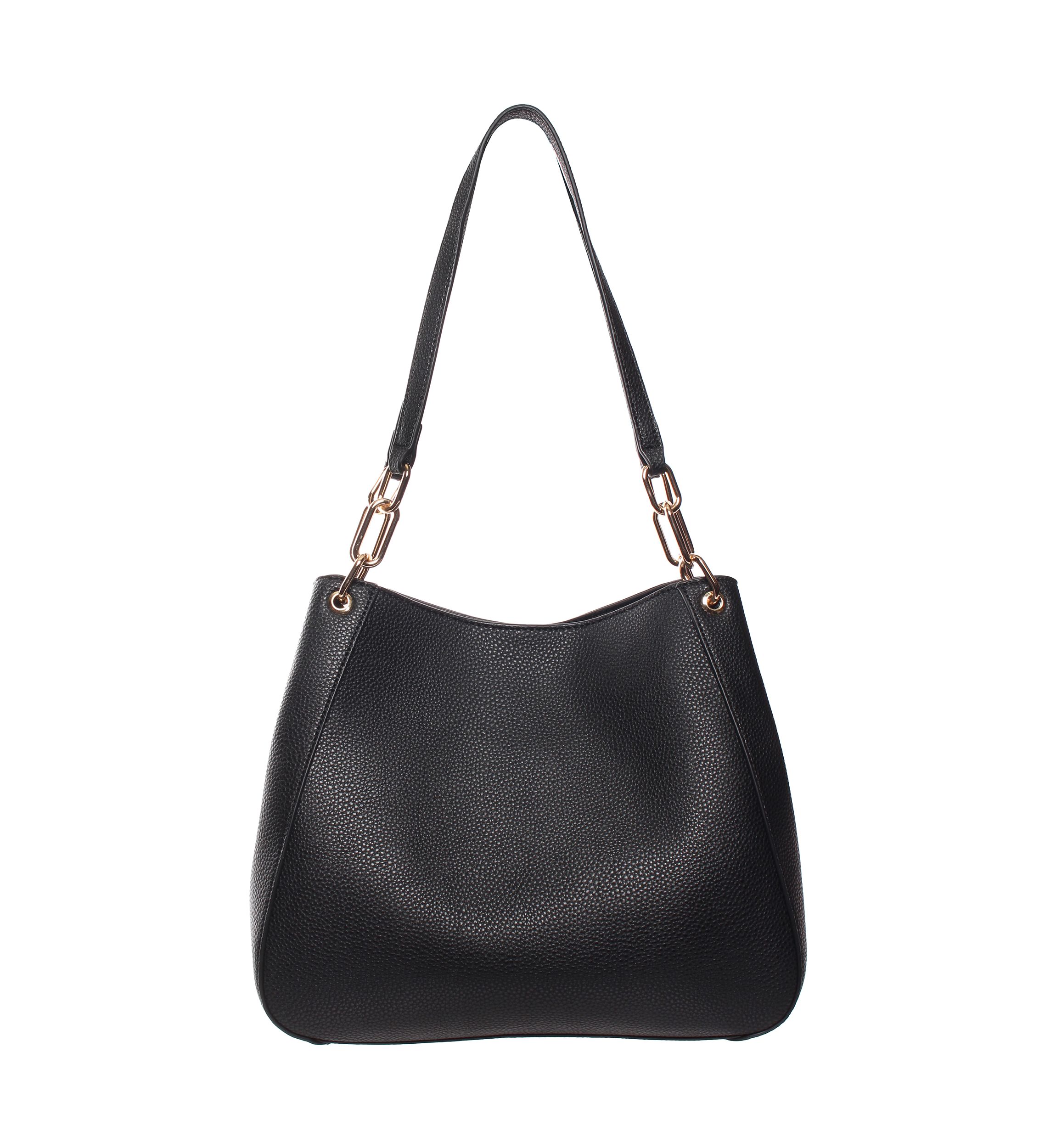 Pebble Triple Compartment Shoulder Bag