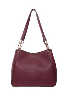 Kim Rogers Pebble Triple Compartment Shoulder Bag