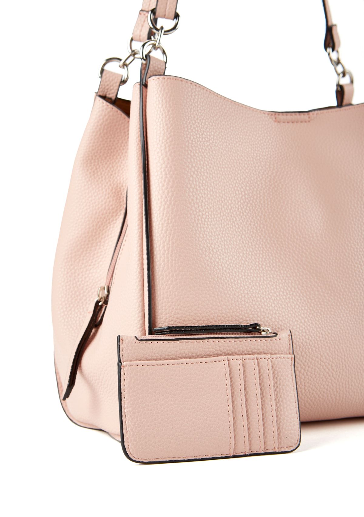 Pebble Shoulder Bag with Small Pouch