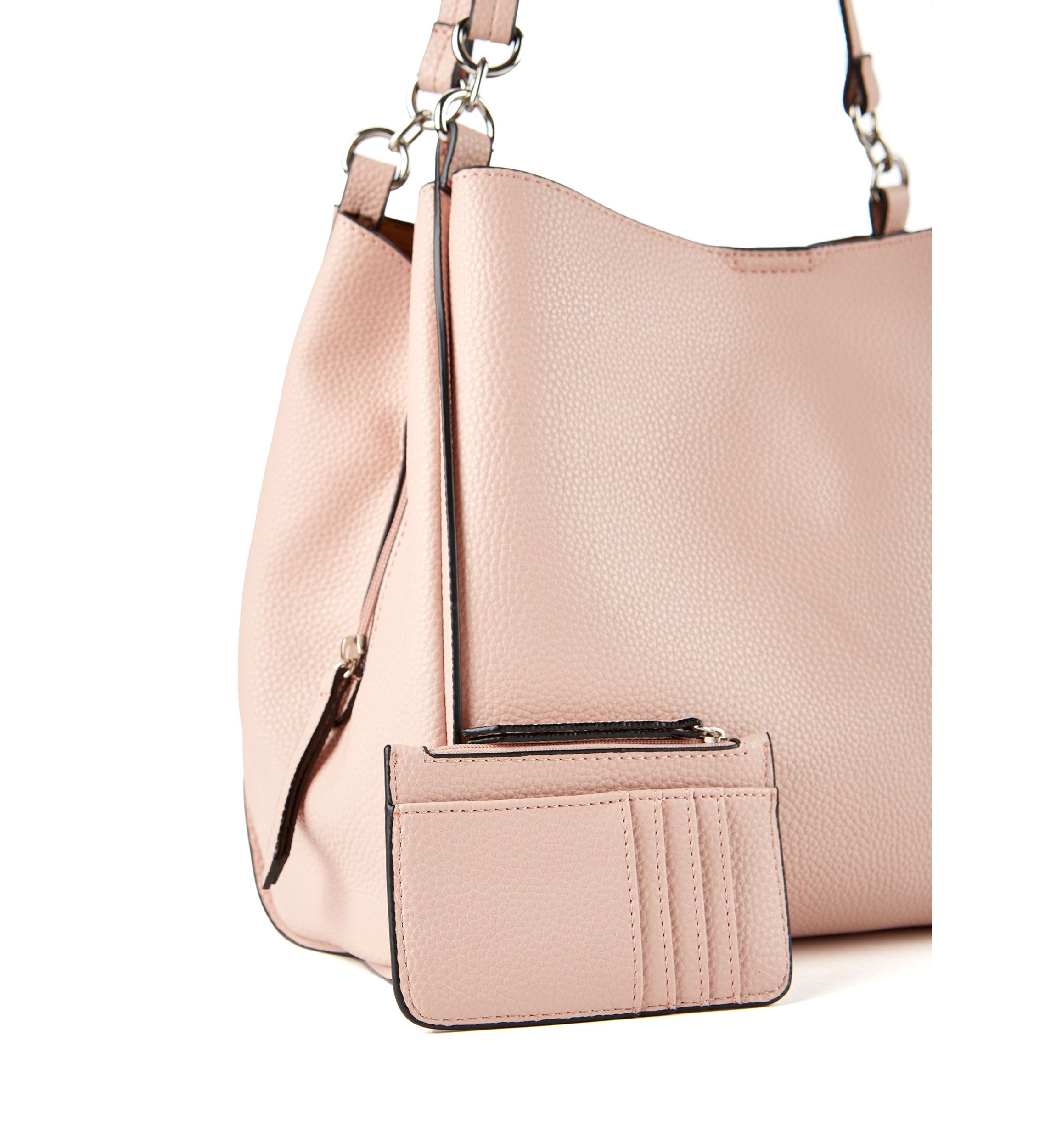 Pebble Shoulder Bag with Small Pouch