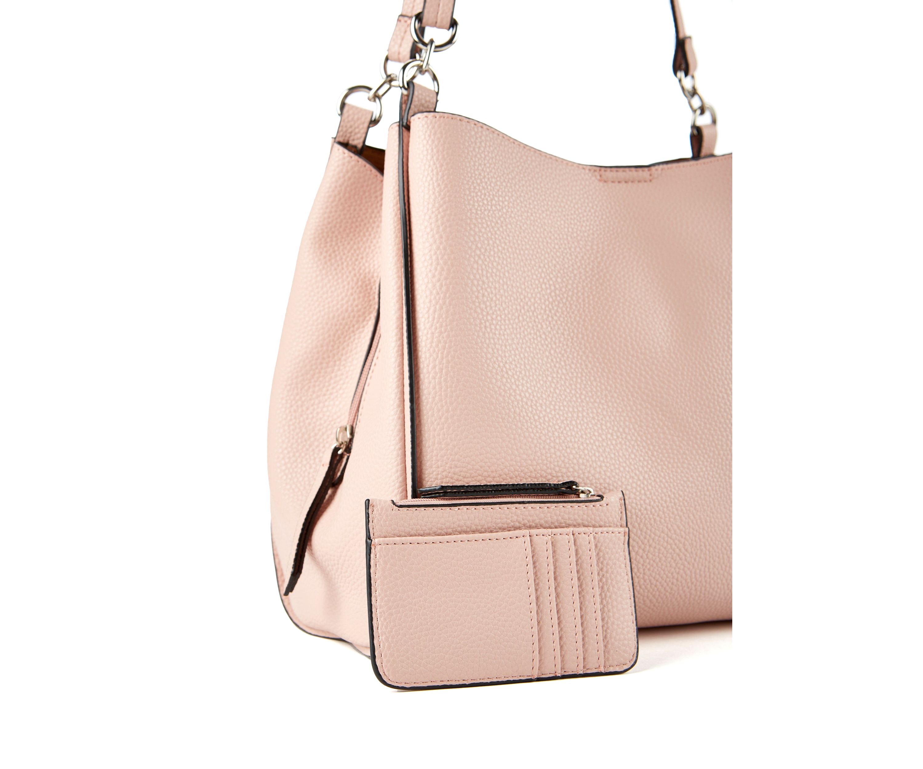Pebble Shoulder Bag with Small Pouch