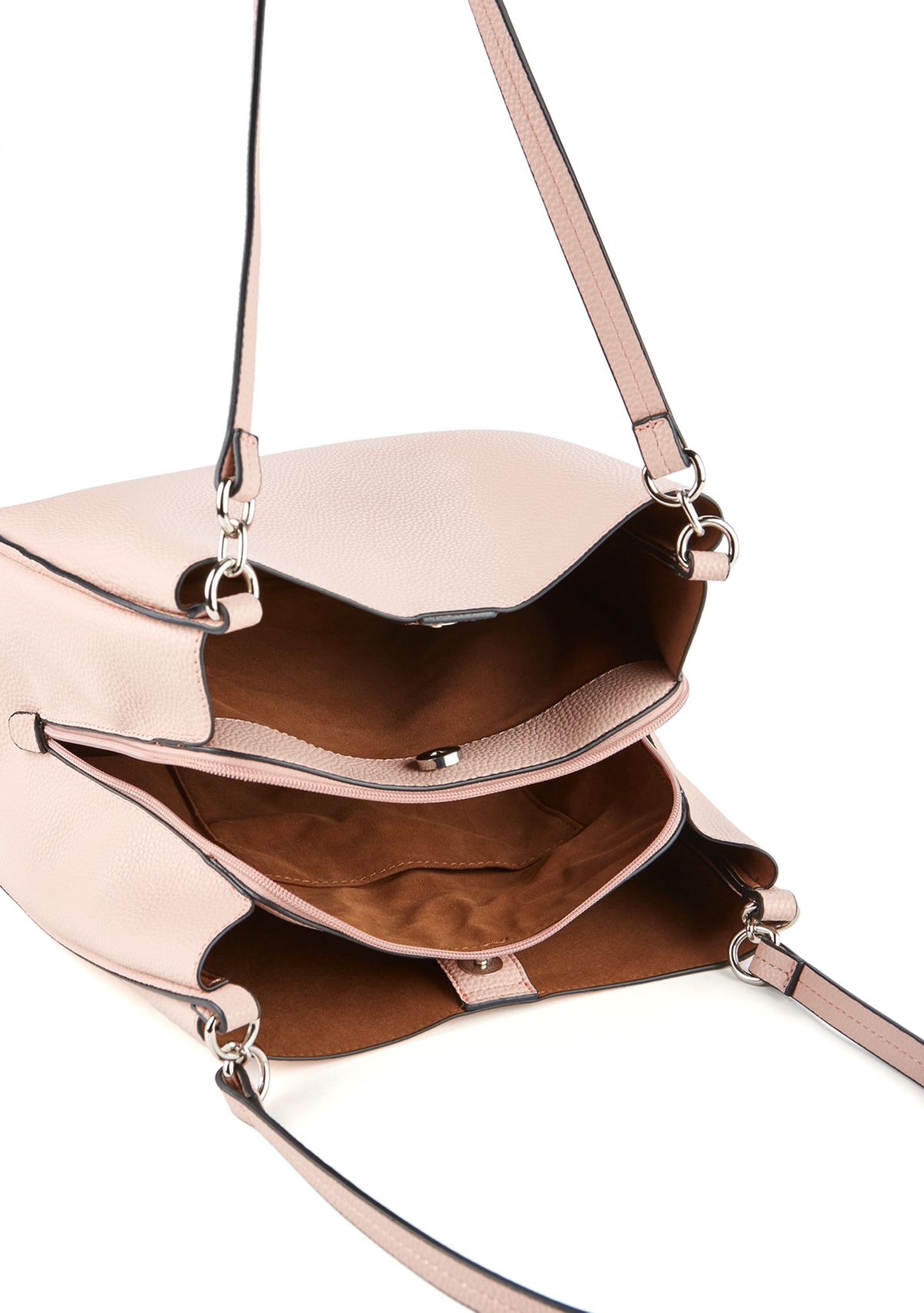 Pebble Shoulder Bag with Small Pouch