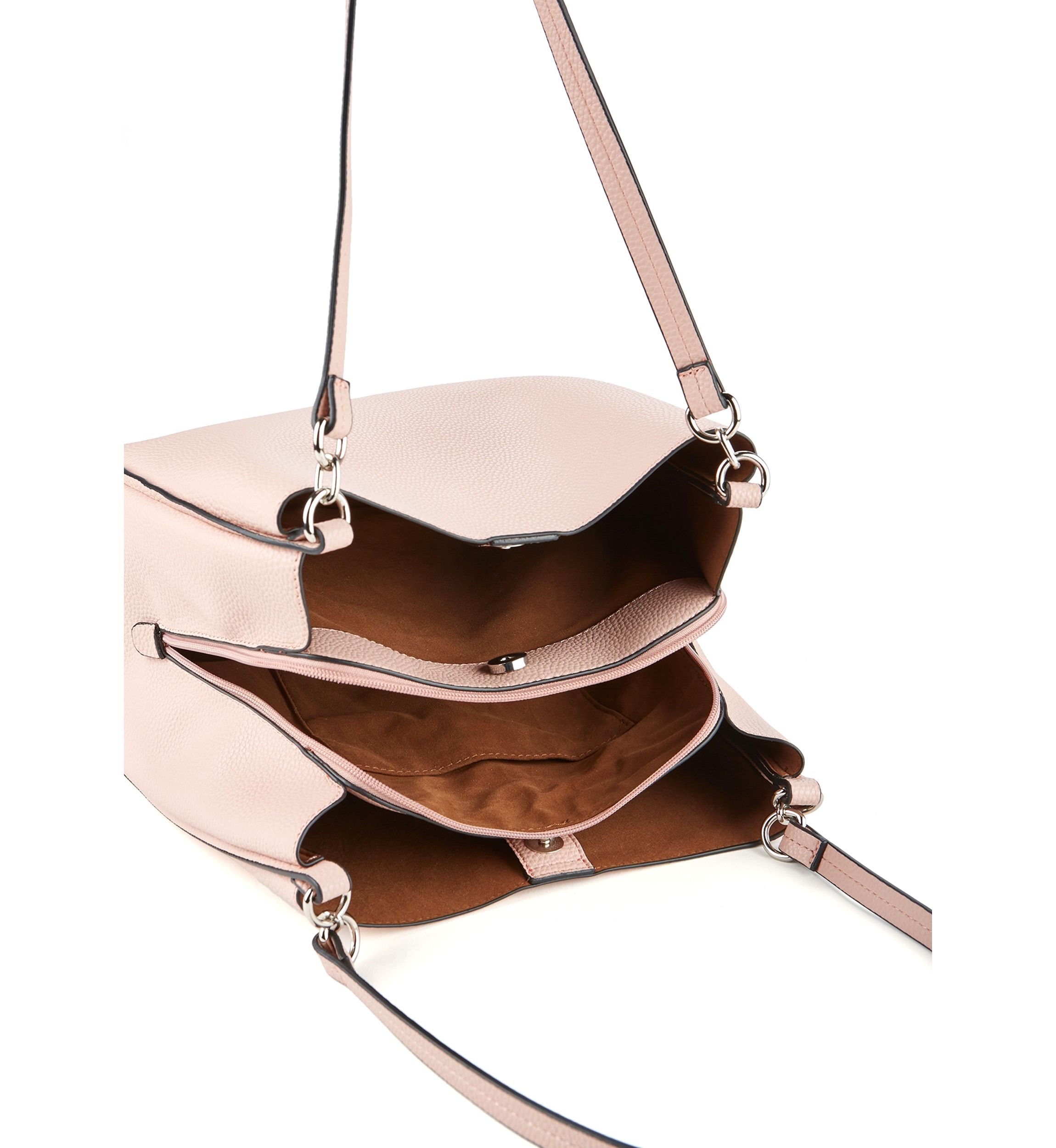 Pebble Shoulder Bag with Small Pouch