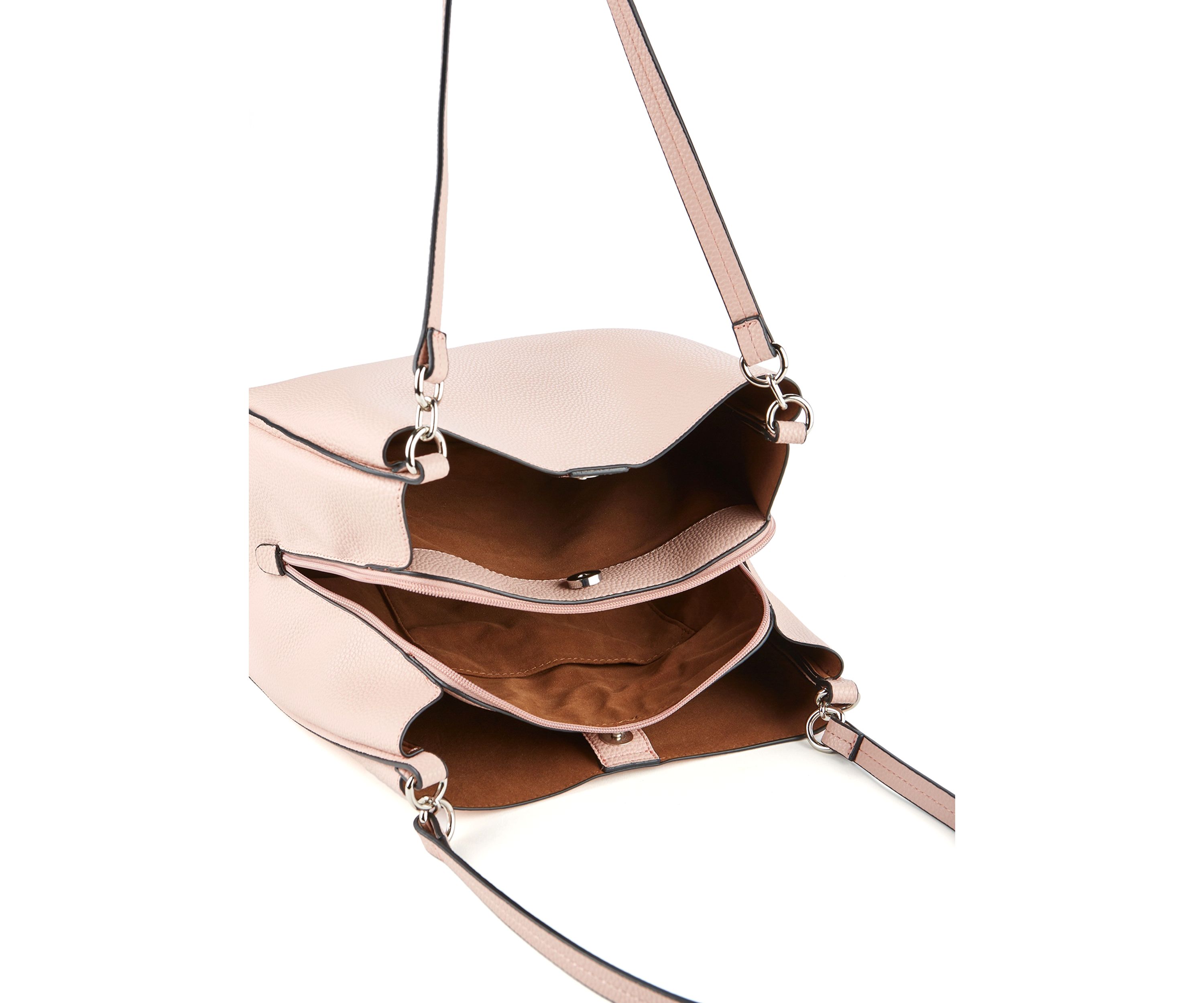 Pebble Shoulder Bag with Small Pouch