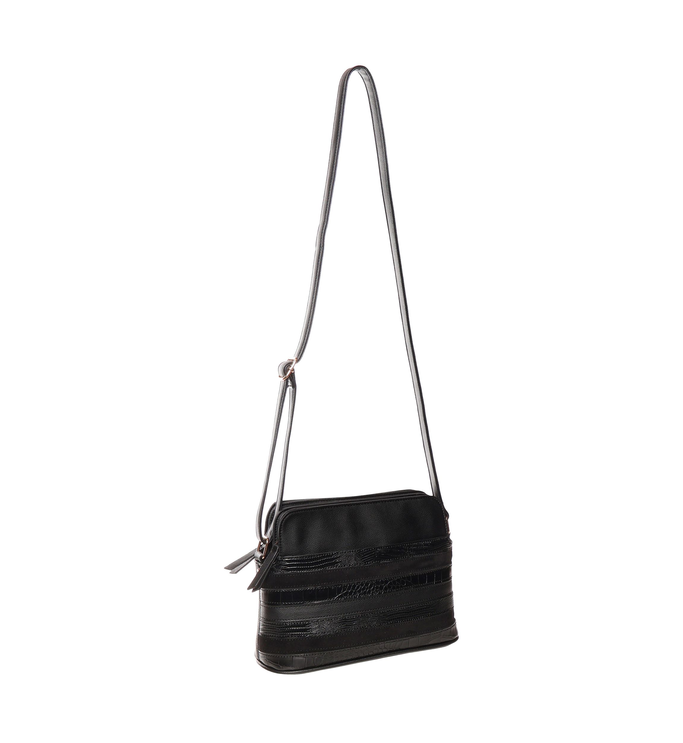 Mix Media Crossbody Bag