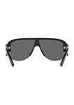 VE4391 Medusa Shield Black Sunglasses