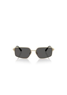 Tiffany & Co Men's TF3111 Rectangle 58mm Sunglasses, Grey