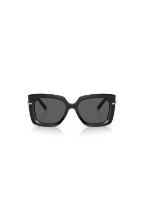 Tiffany & Co Women's TF4199 Butterfly frame 53mm Sunglasses, Grey